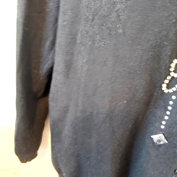 NONPATEIL | Women's Sweater Knit Cardigan Black Size Small - Picture 5 of 8